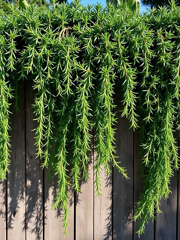 trailing fragrant rosemary plant