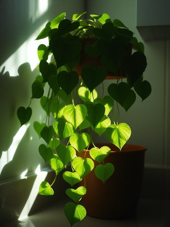 trailing green houseplant vine