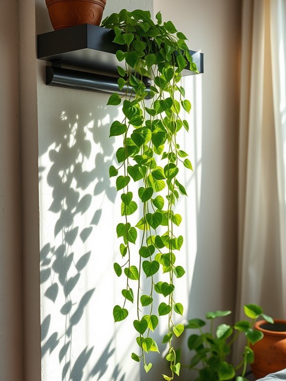 trailing green houseplant vine