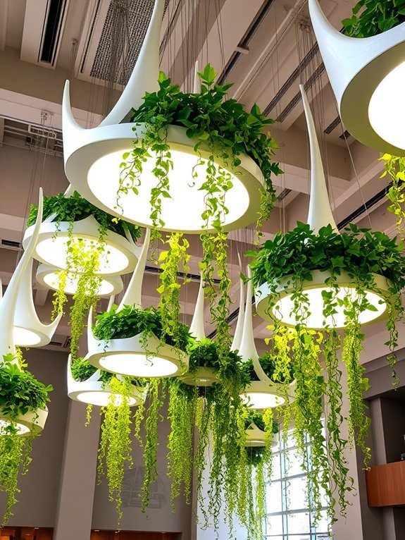 trailing vines on fixtures