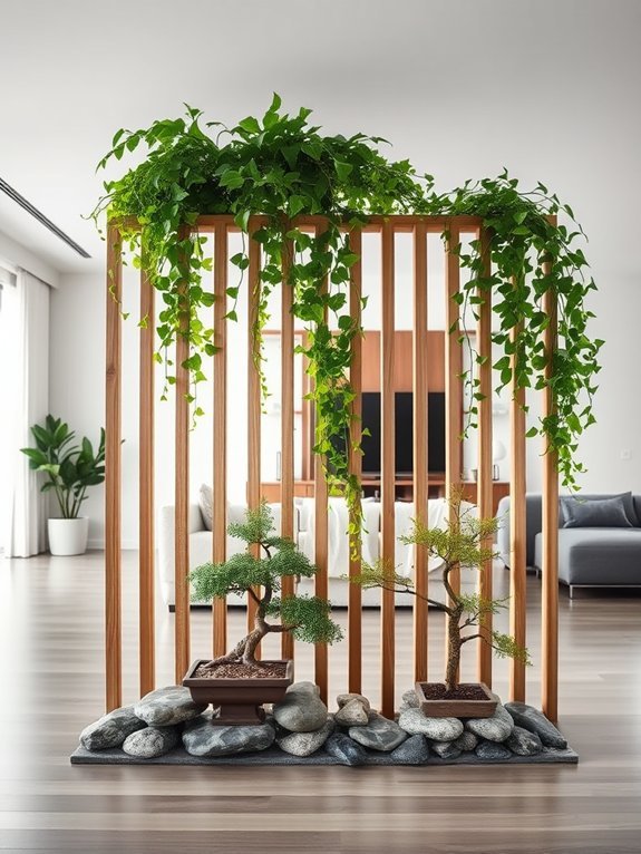 tranquil indoor space divider