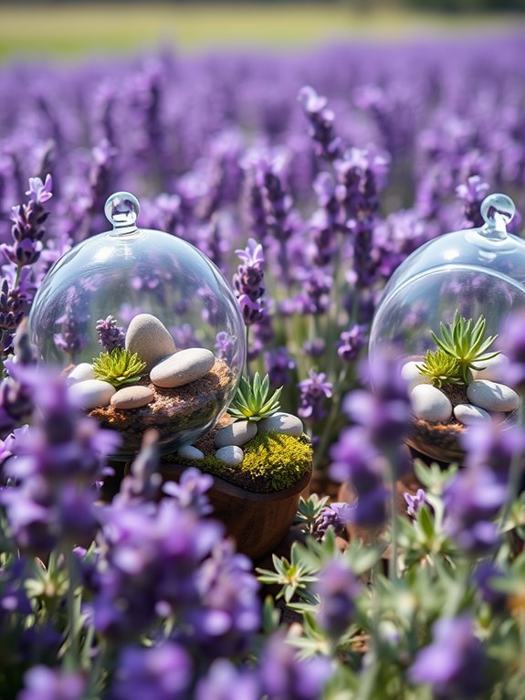 tranquil lavender filled oasis