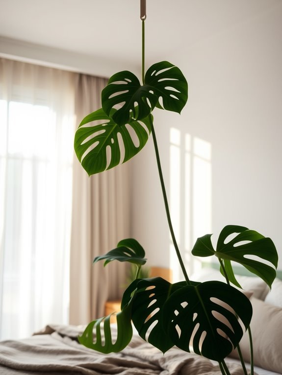 tropical climbing houseplant species