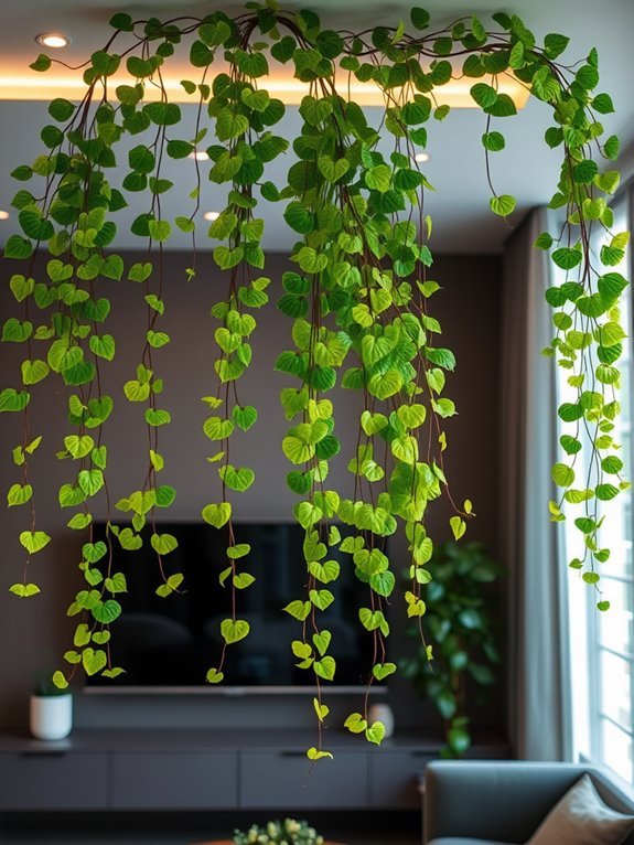 tropical climbing houseplant variety