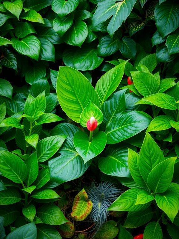 tropical flowering houseplant species