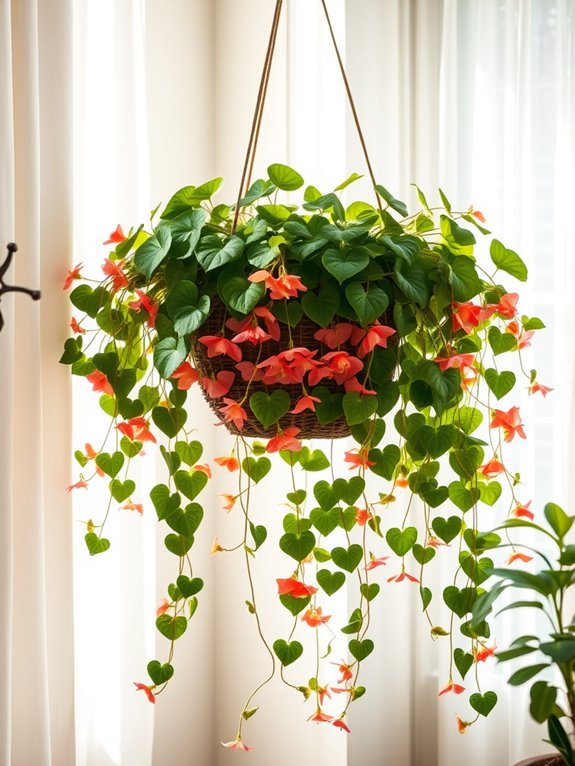 tropical flowering houseplant variety