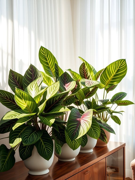 tropical foliage indoor plant