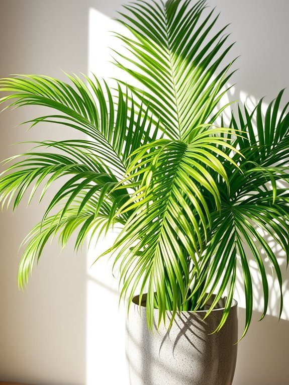 tropical green leaf structure