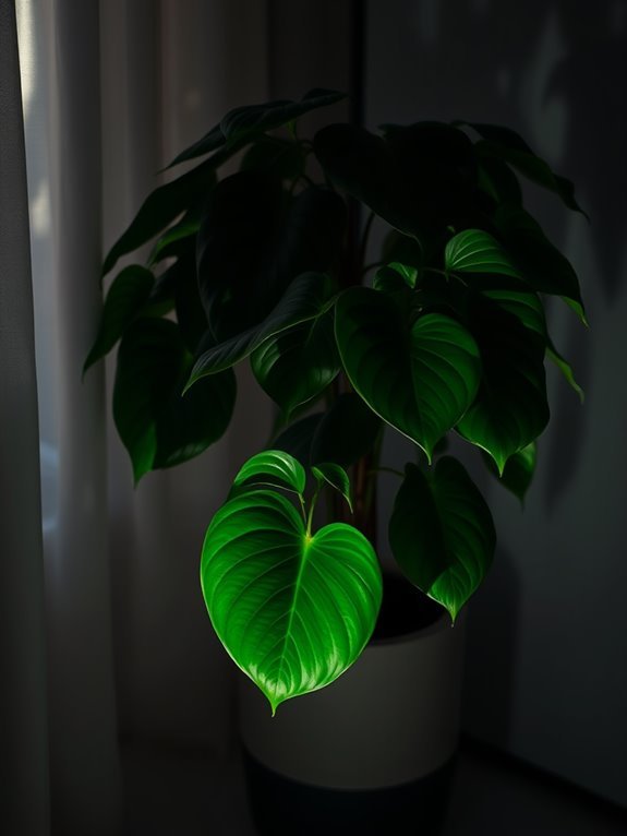 tropical houseplant with beauty