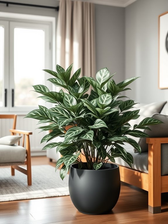 tropical houseplant with resilience