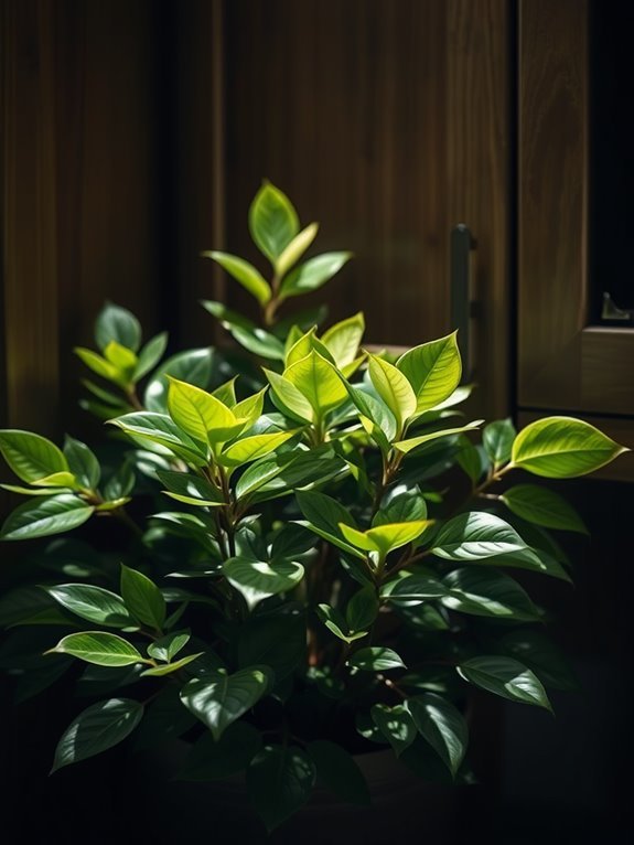 tropical houseplant with resilience