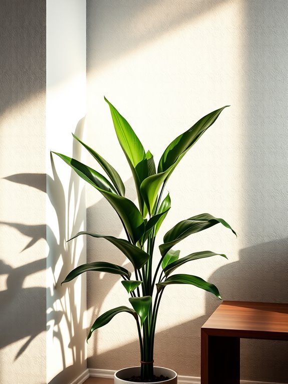 tropical houseplant with resilience