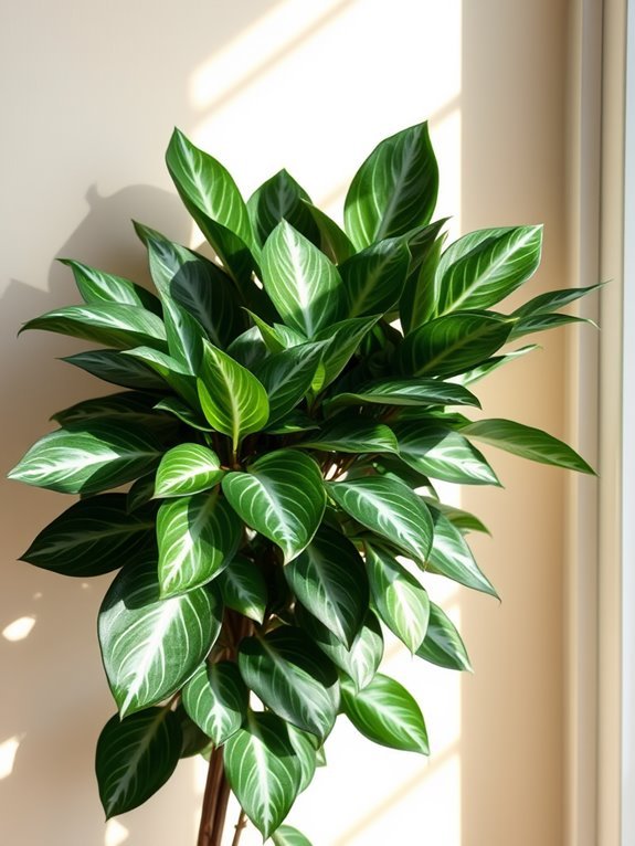 tropical houseplant with resilience