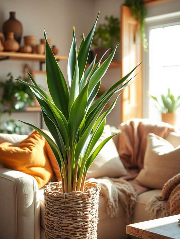 tropical houseplant with variety