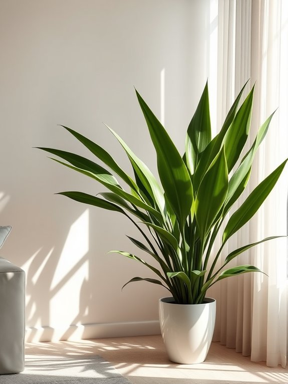 tropical houseplant with versatility