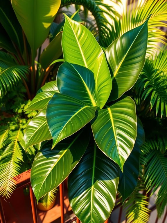 tropical indoor houseplant beauty