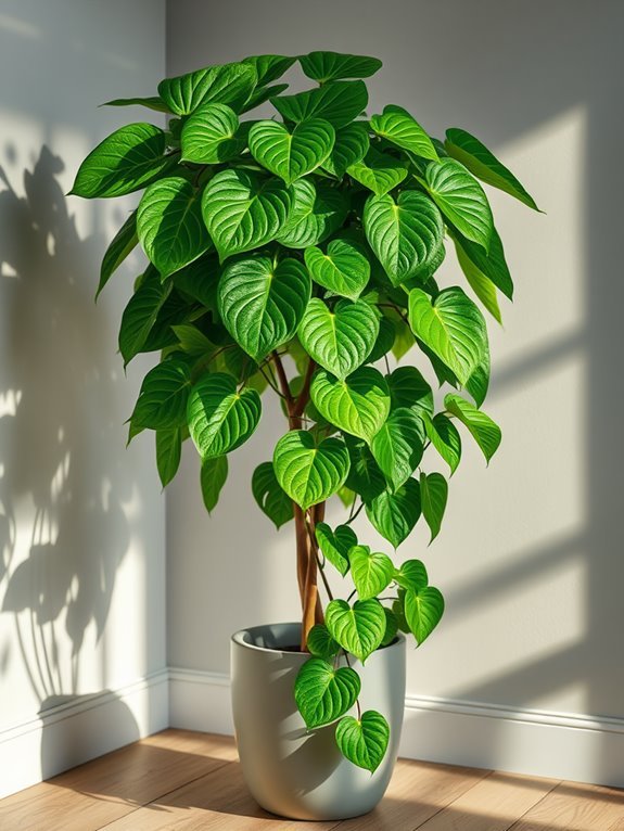 tropical leafy houseplant beauty