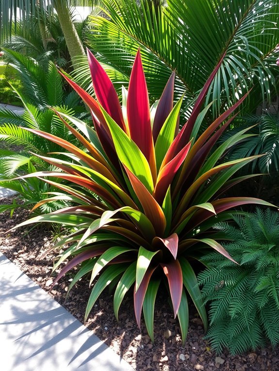 tropical ornamental foliage plant