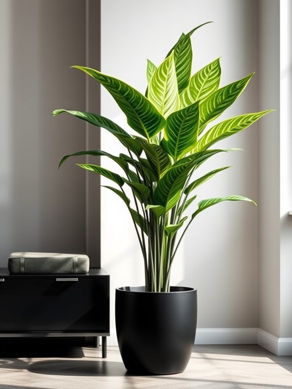 tropical ornamental houseplant species