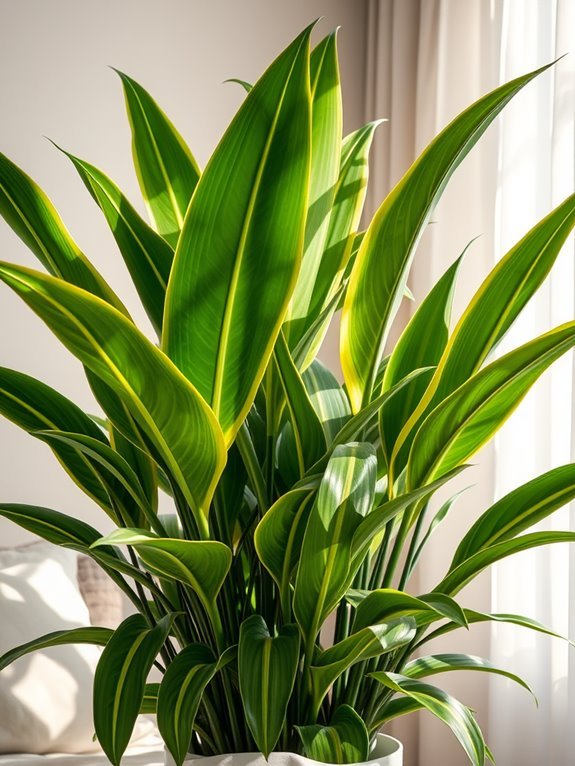 tropical ornamental houseplant variety