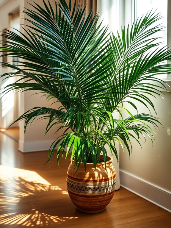 tropical plant with cycad