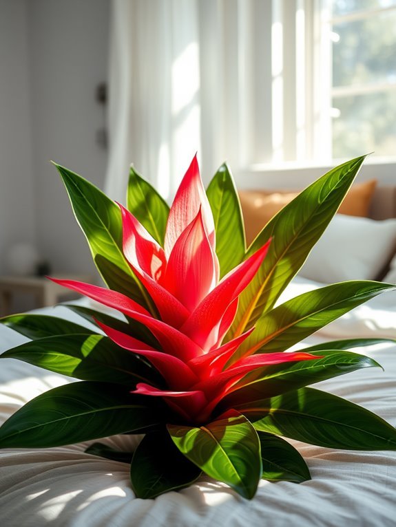 tropical plant with rosette