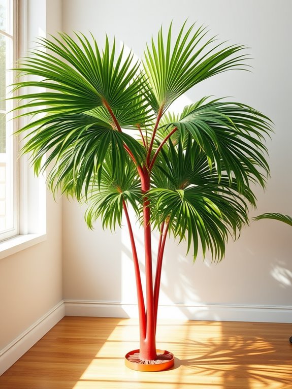tropical plant with vibrant coloration