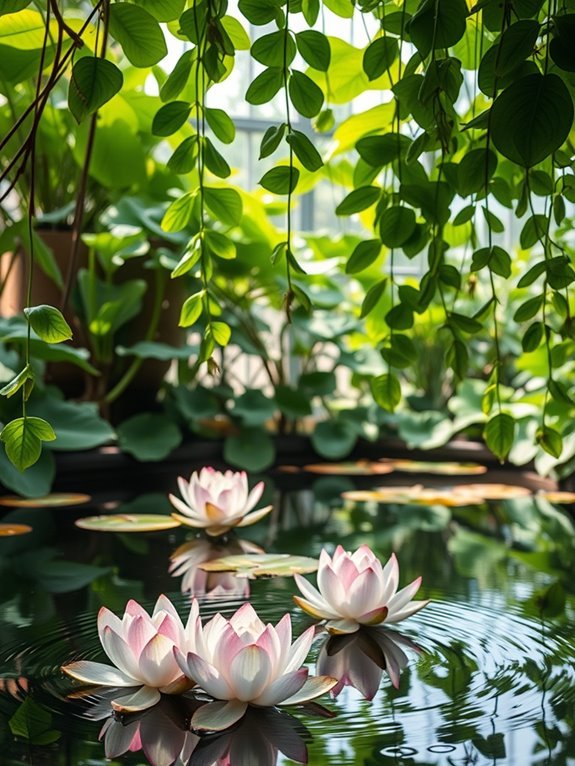tropical plants and flowers