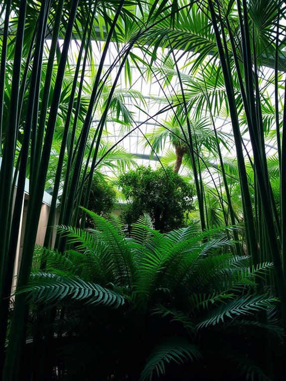 tropical plants and greenery