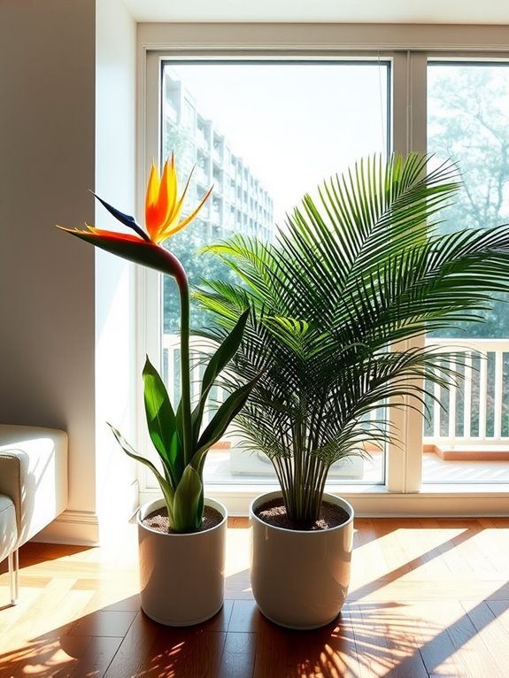 tropical plants for decor