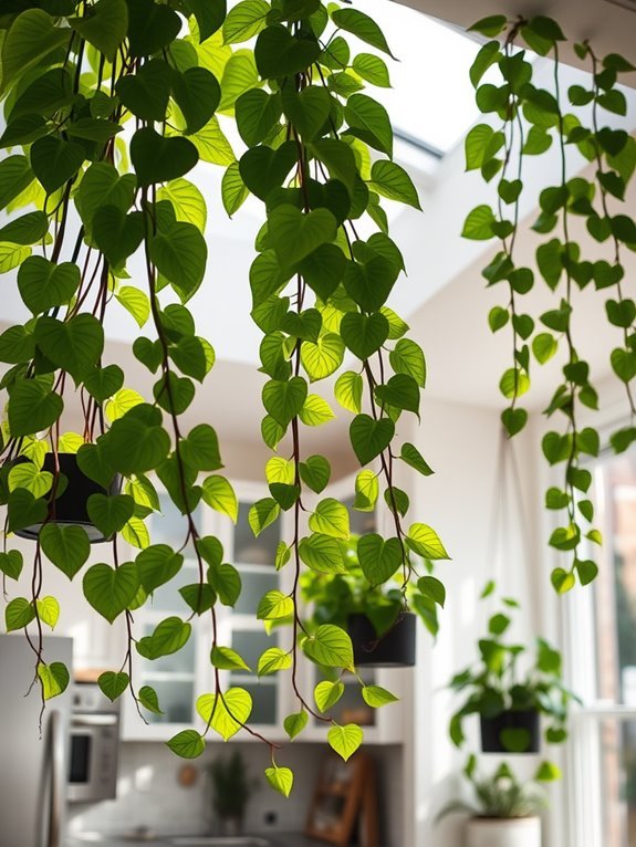 tropical trailing houseplant variety