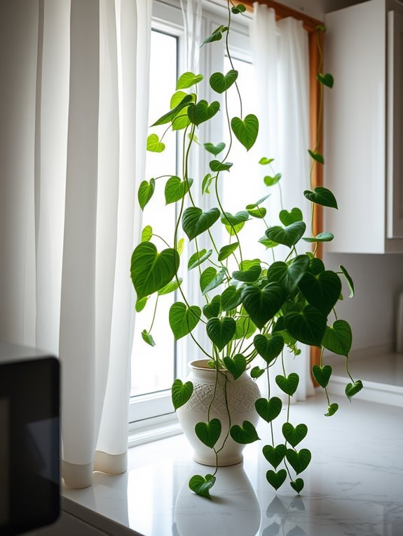 tropical trailing houseplant variety