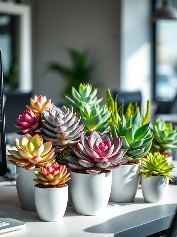 variety of juicy plants