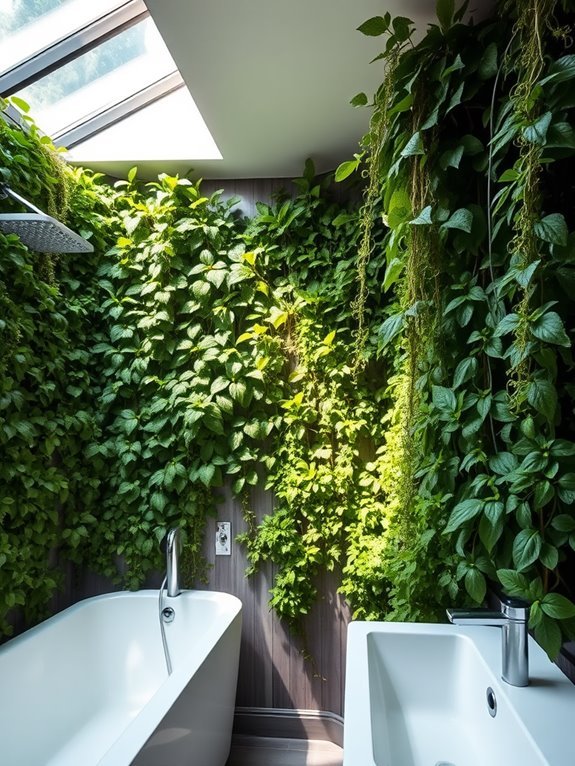 vertical aromatic herb garden