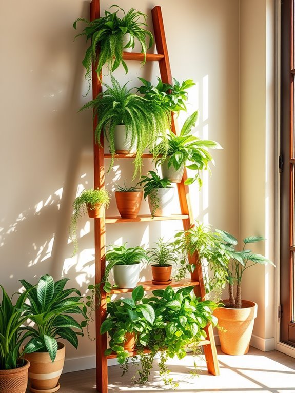 vertical display for plants