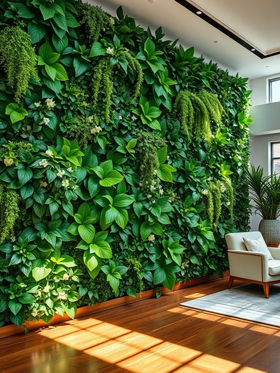 vertical garden artistic display
