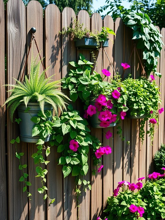 vertical garden decorative containers