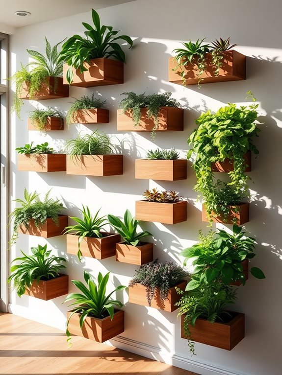 vertical garden display solution