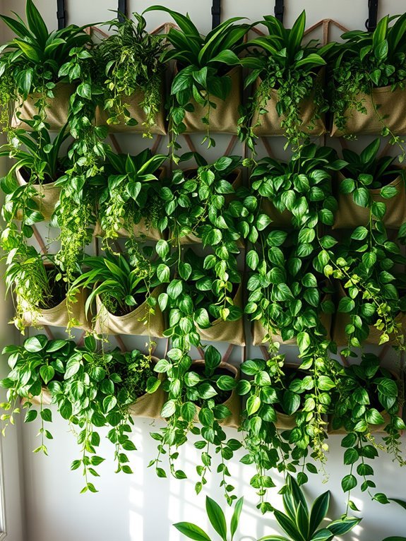 vertical garden storage solution
