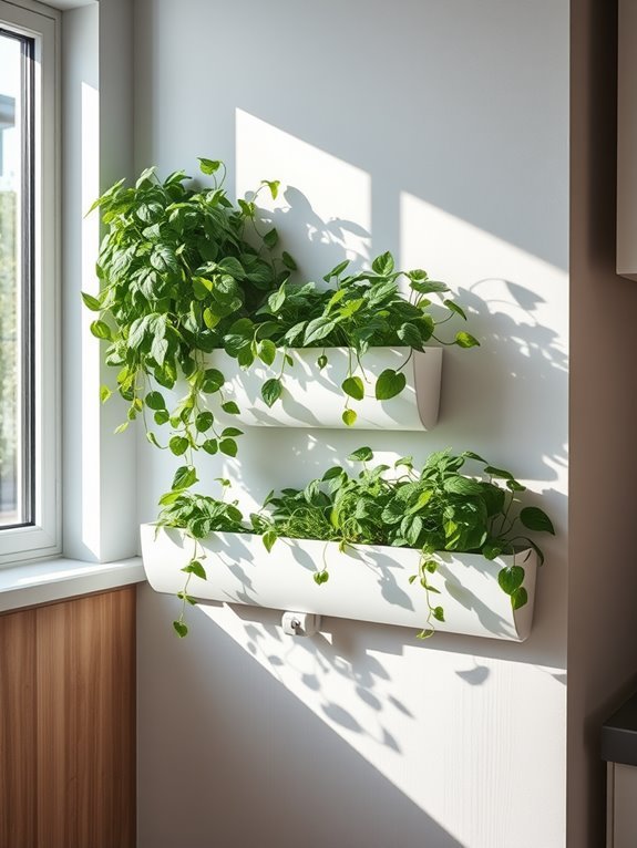 vertical gardening display solution
