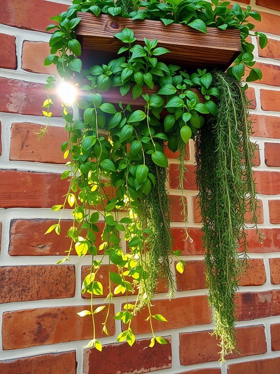 vertical gardening for herbs