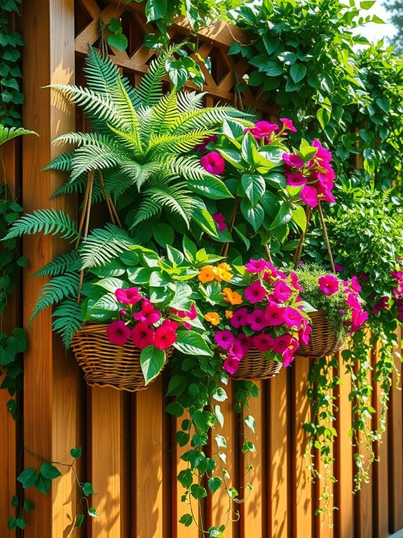 vertical gardening support structure