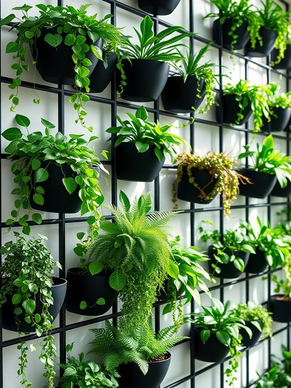 vertical gardening wall system
