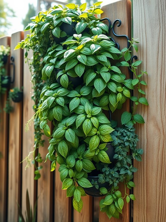 vertical herb planting system