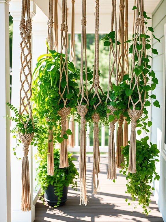 vertical plant display gardens