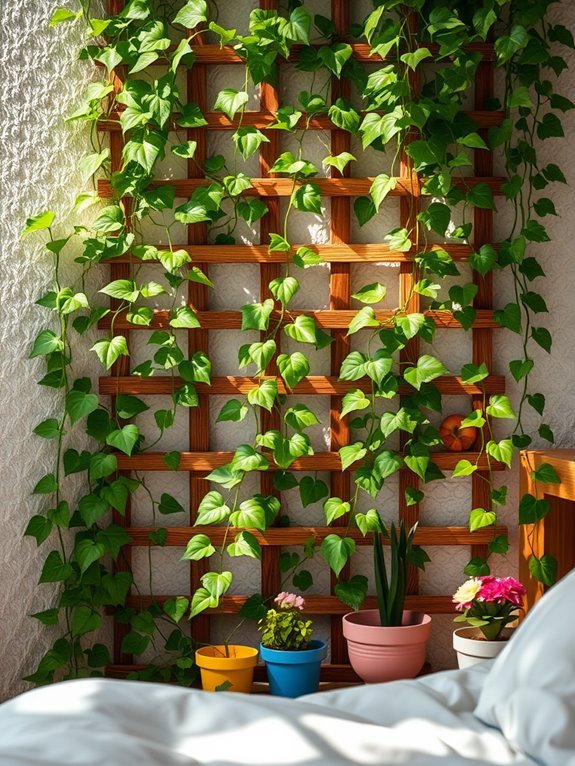 vertical plant support structure