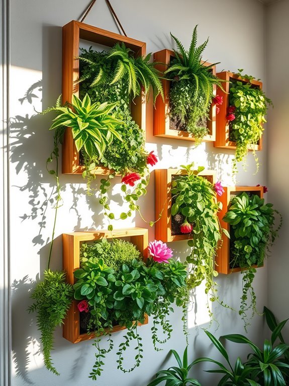 vertical plant support structures