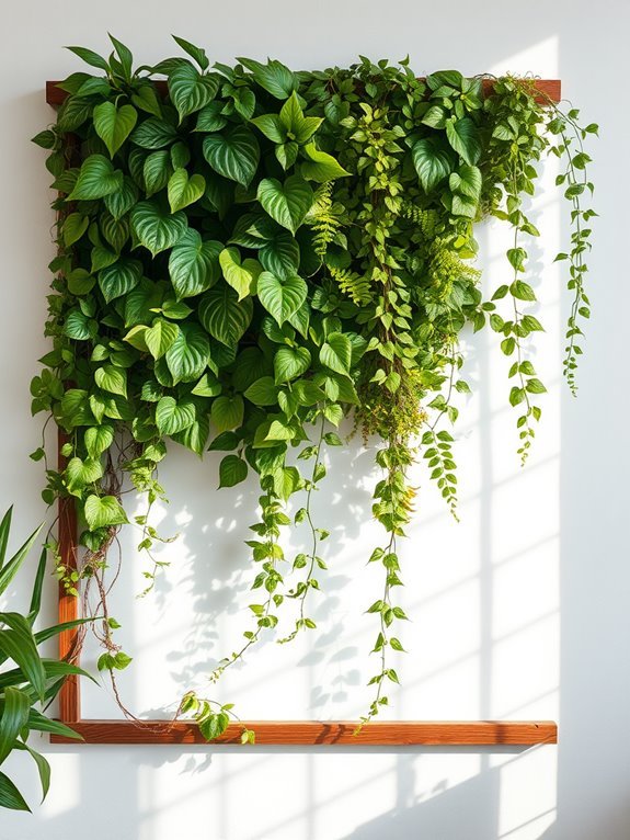 vertical planter for climbing plants