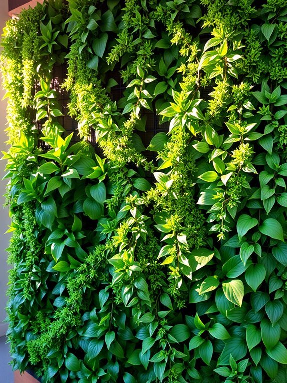 vertical planting wall design