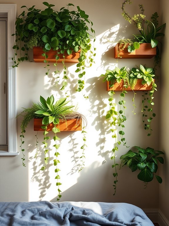 vertical wall garden installation